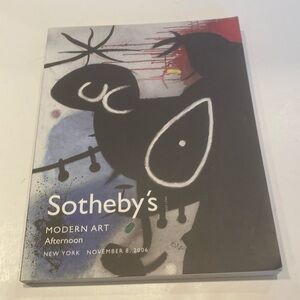 Sotheby’s Modern Art, Afternoon, New York, November 8, 2006